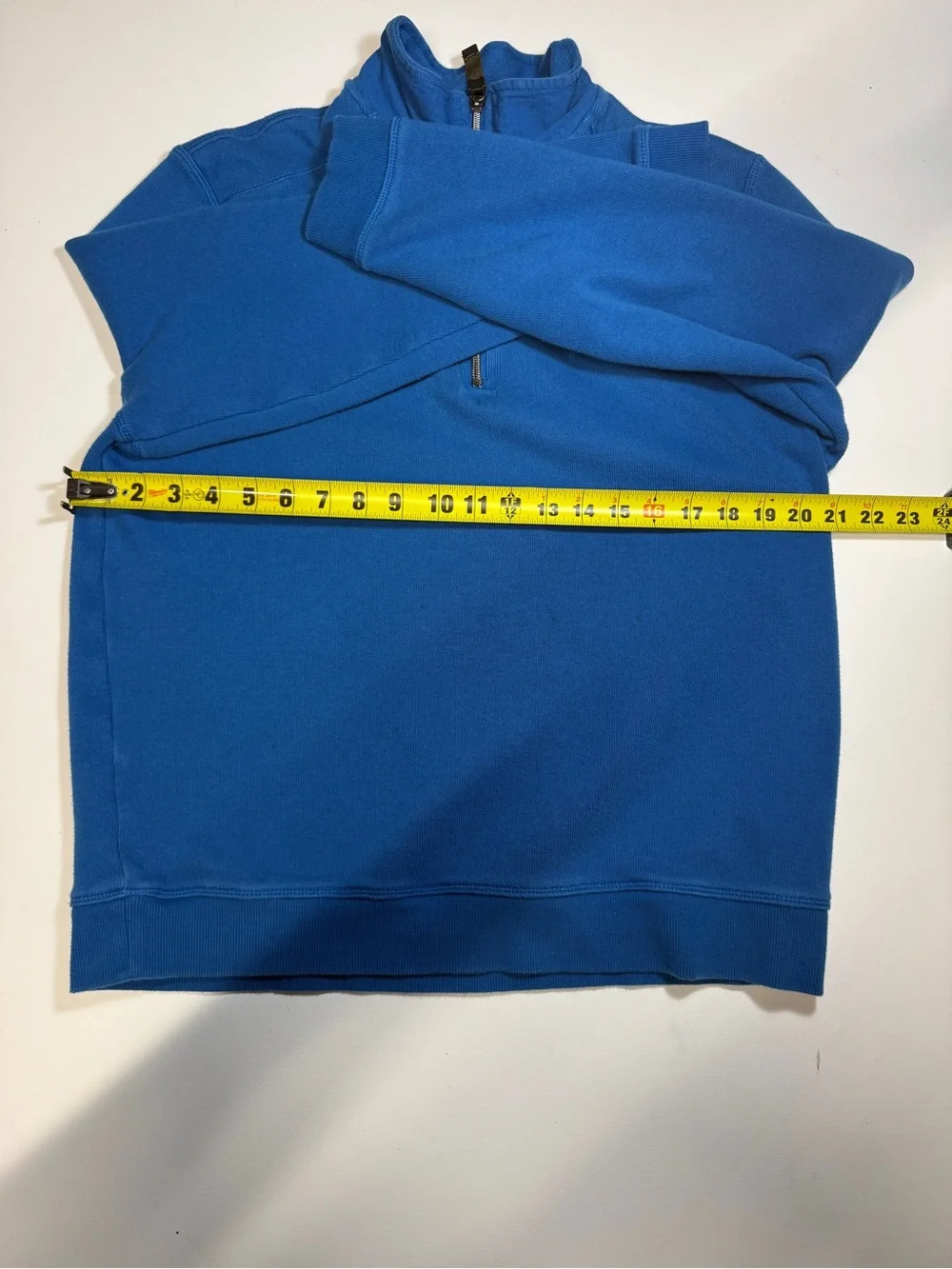 Tommy‎ Bahama Men's Royal Blue Half-Zip Pullover Sweatshirt